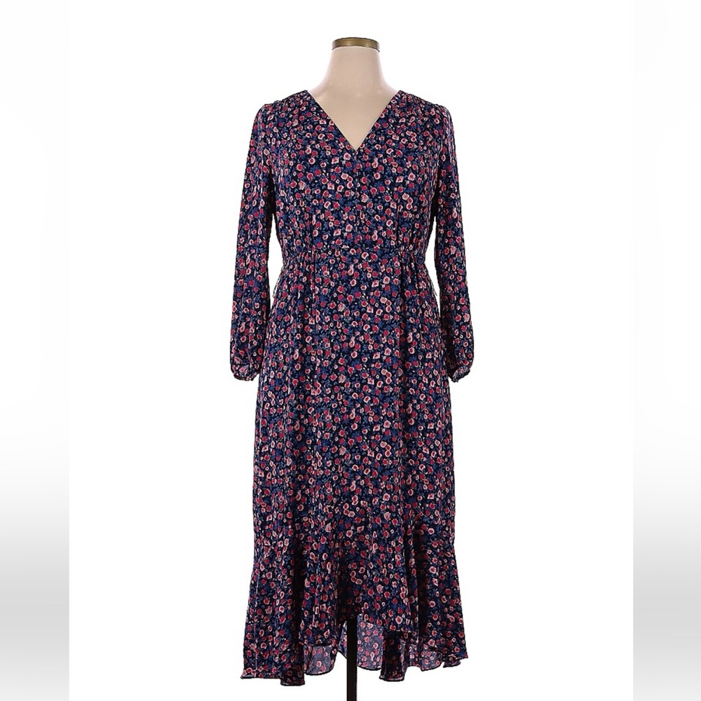 J. Crew floral wrap dress - size 14